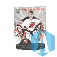 2004-05 Pacific Milestones #2 Martin Brodeur 400 WINS New Jersey